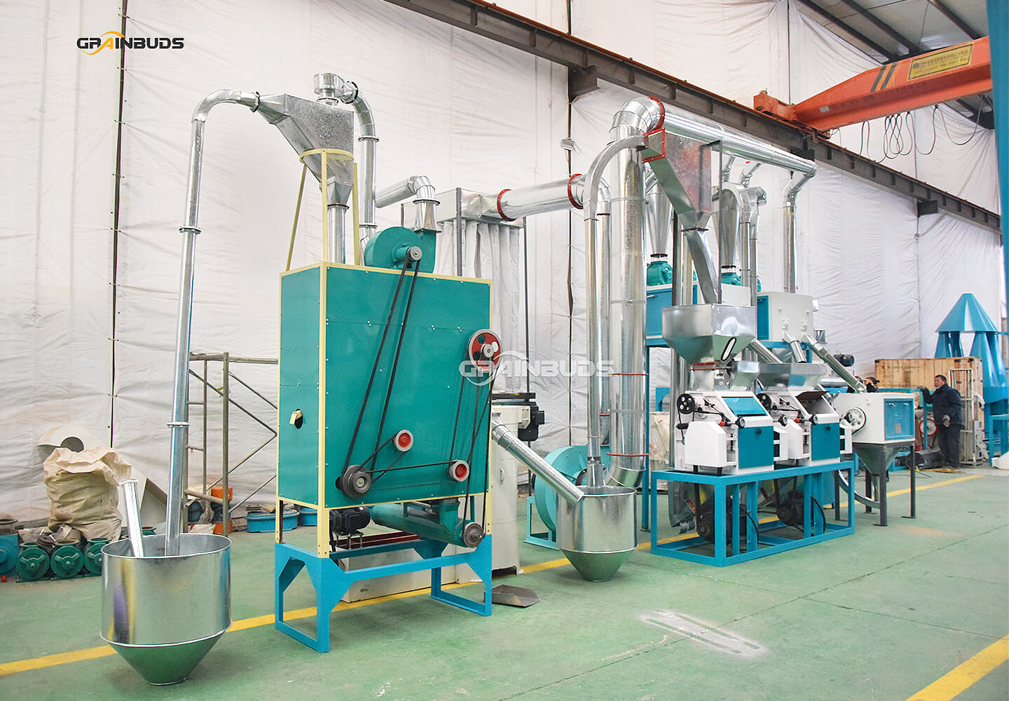 10TPD WHEAT FLOUR MILL PLANT