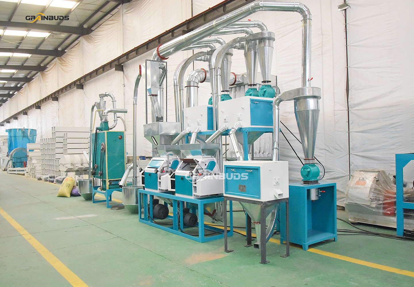 10TPD WHEAT FLOUR MILL PLANT